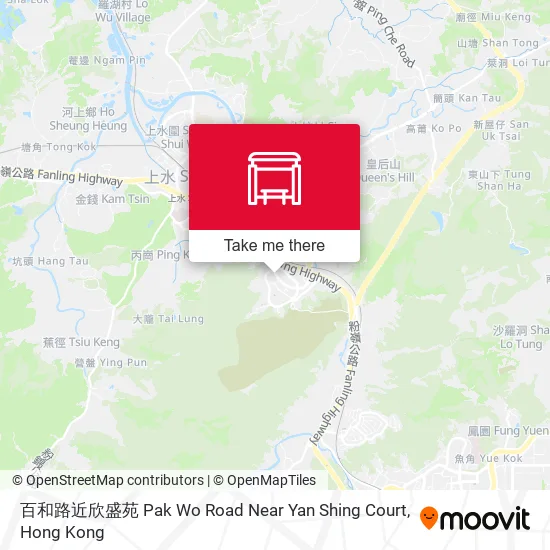 百和路近欣盛苑 Pak Wo Road Near Yan Shing Court地圖