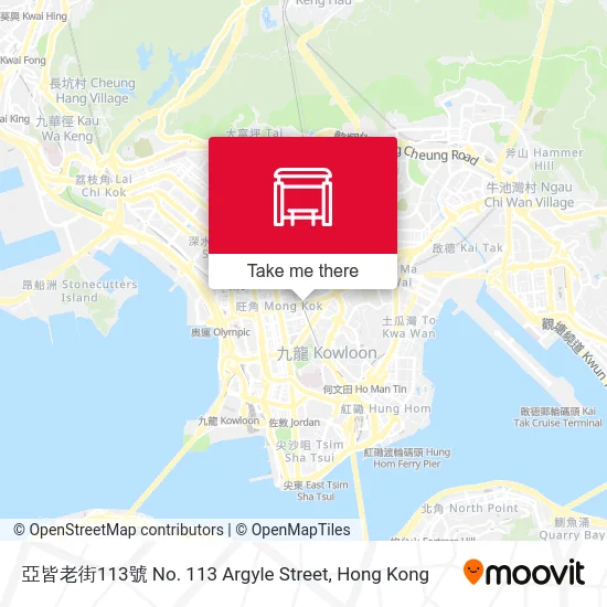 亞皆老街113號 No. 113 Argyle Street map