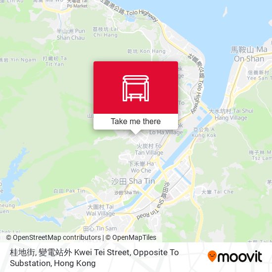 桂地街, 變電站外 Kwei Tei Street, Opposite To Substation map