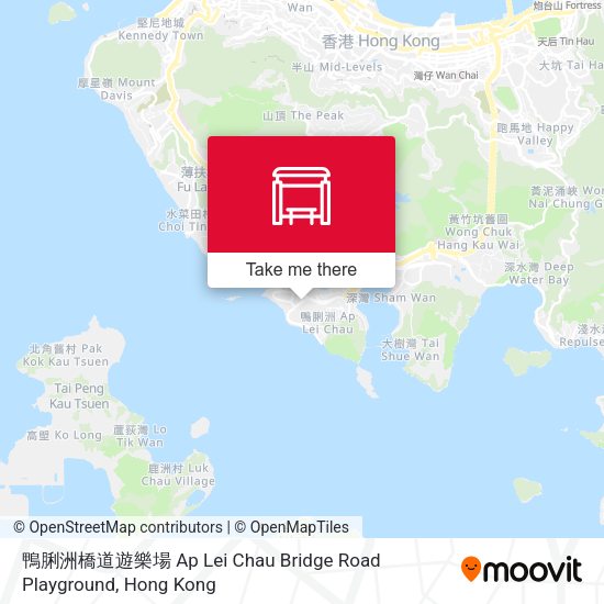鴨脷洲橋道遊樂場 Ap Lei Chau Bridge Road Playground map
