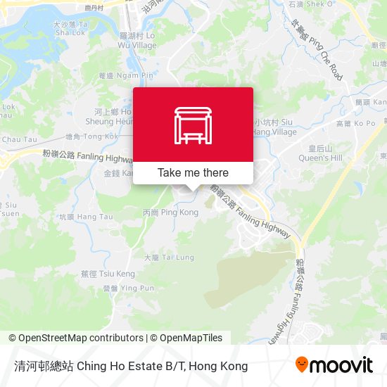 清河邨總站 Ching Ho Estate B/T map