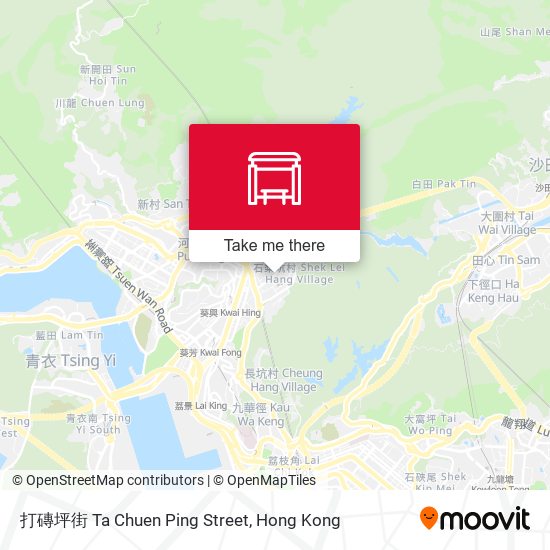 打磚坪街 Ta Chuen Ping Street map