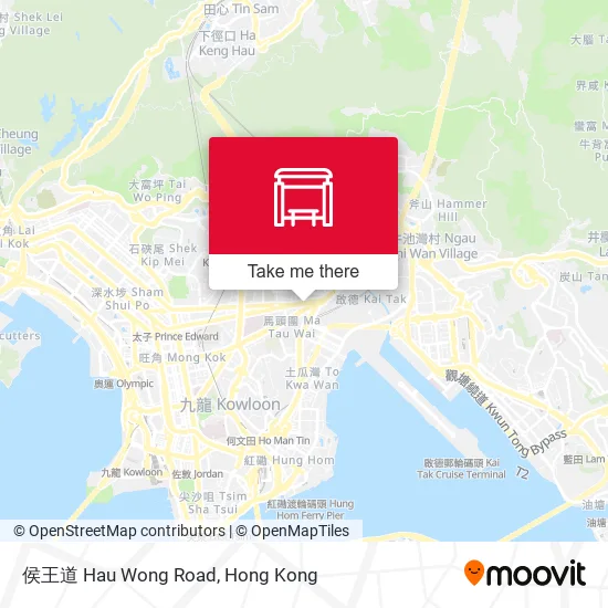 侯王道 Hau Wong Road地圖