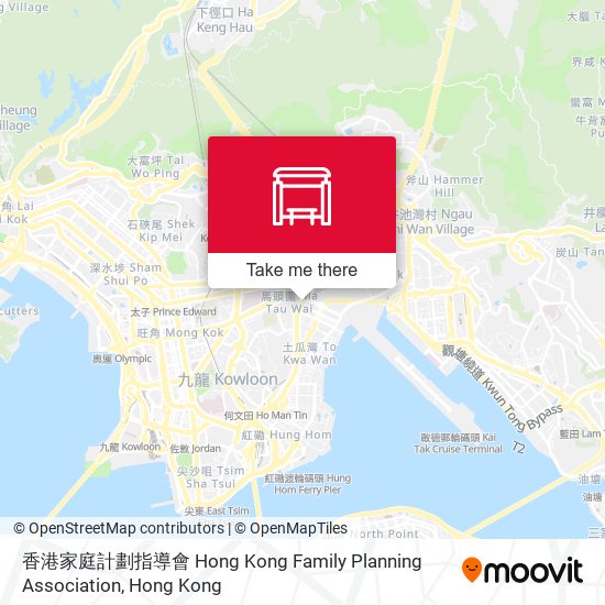 香港家庭計劃指導會 Hong Kong Family Planning Association map