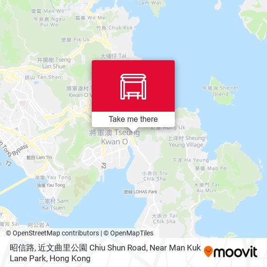 昭信路, 近文曲里公園 Chiu Shun Road, Near Man Kuk Lane Park map