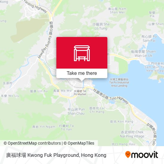 廣福球場 Kwong Fuk Playground map
