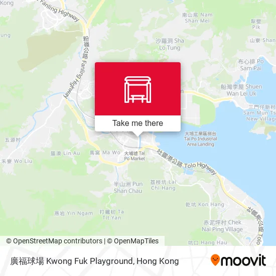廣福球場 Kwong Fuk Playground map