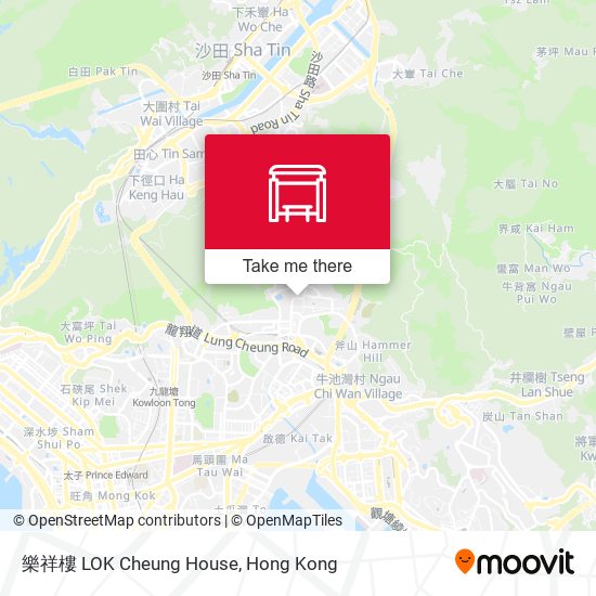 樂祥樓 LOK Cheung House map