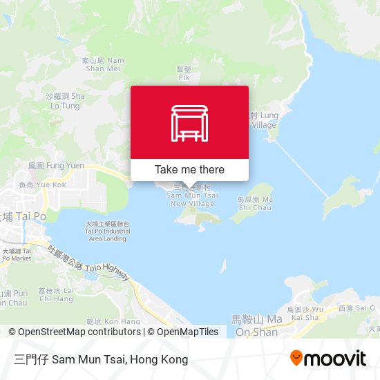 三門仔 Sam Mun Tsai map