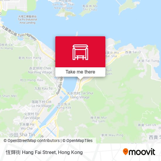 恆輝街 Hang Fai Street map