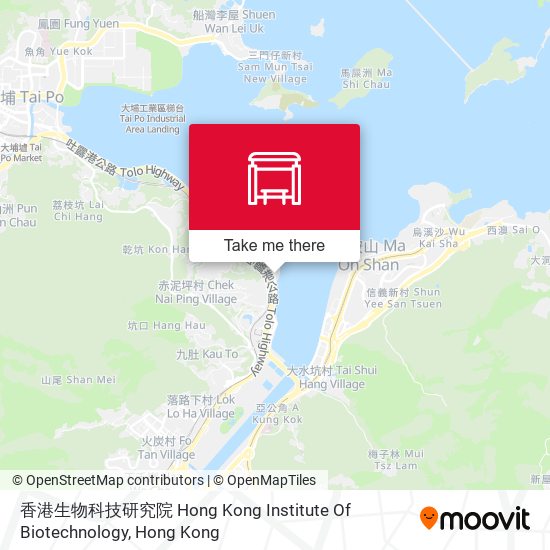 香港生物科技研究院 Hong Kong Institute Of Biotechnology map