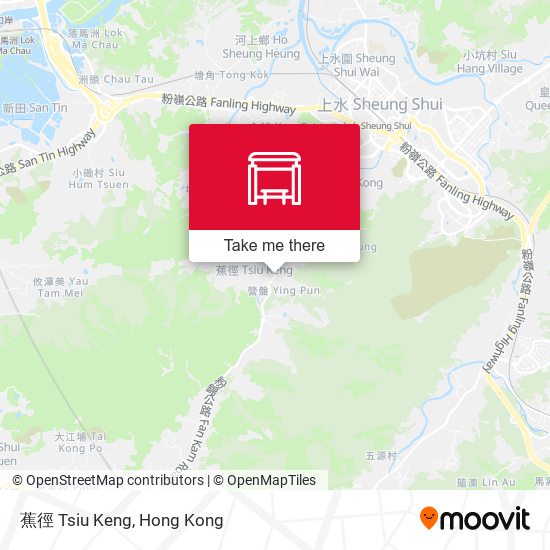 蕉徑 Tsiu Keng map