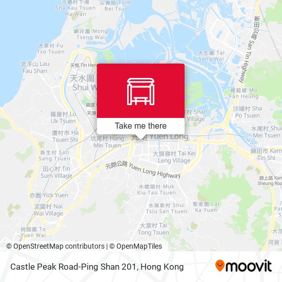 Castle Peak Road-Ping Shan 201 map