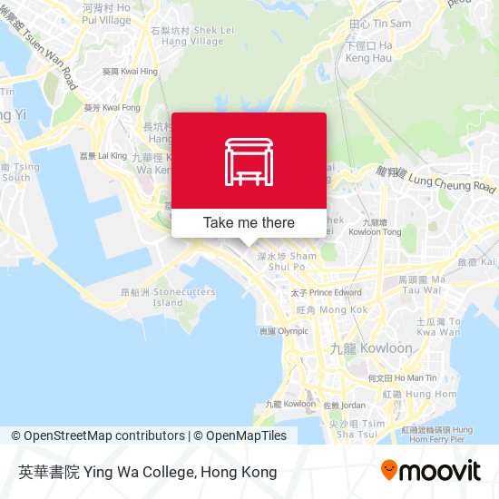 英華書院 Ying Wa College map