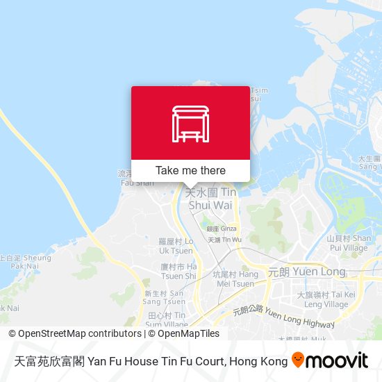天富苑欣富閣 Yan Fu House Tin Fu Court map