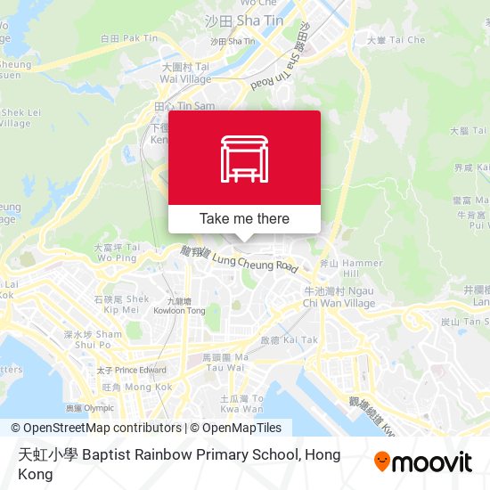 天虹小學 Baptist Rainbow Primary School map