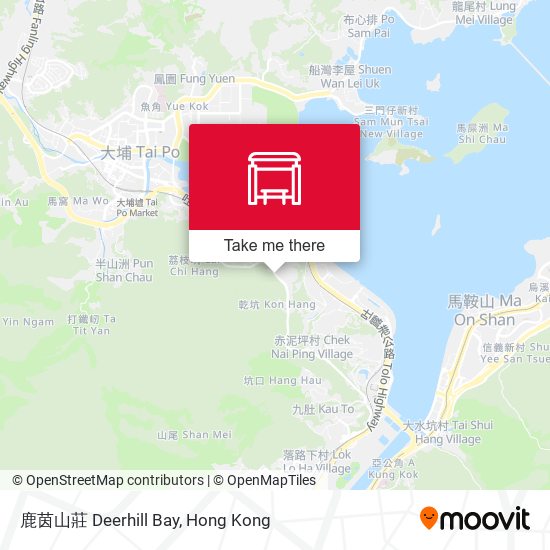 鹿茵山莊 Deerhill Bay地圖