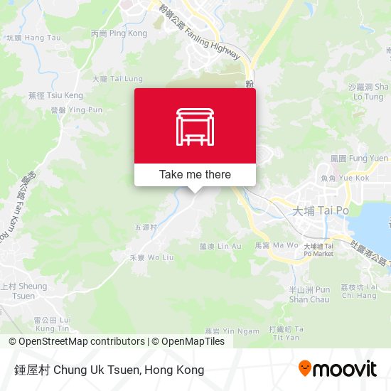 鍾屋村 Chung Uk Tsuen map