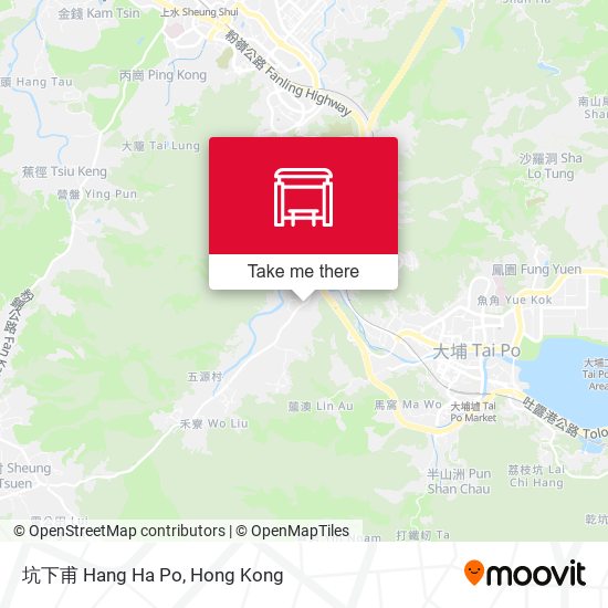 坑下甫 Hang Ha Po map