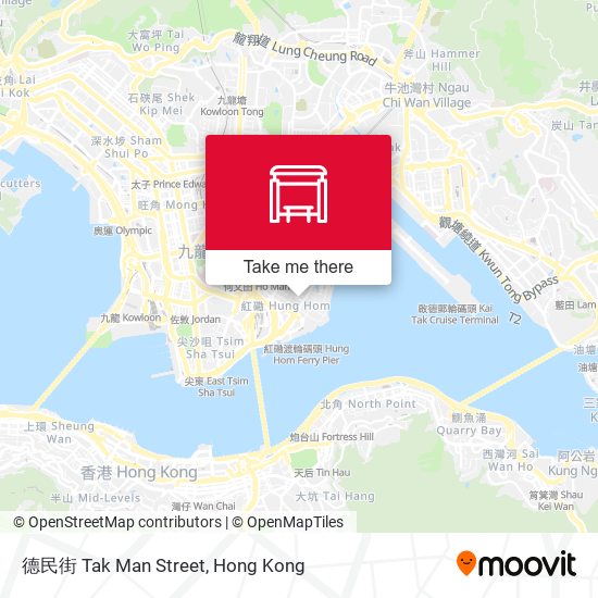 德民街 Tak Man Street map