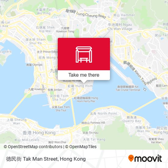 德民街 Tak Man Street map