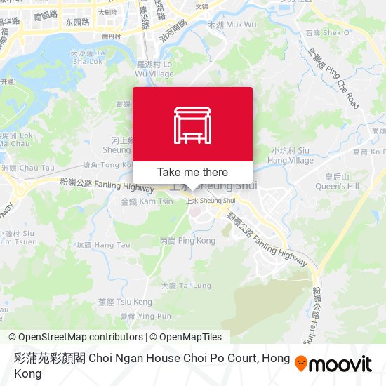 彩蒲苑彩顏閣 Choi Ngan House Choi Po Court map