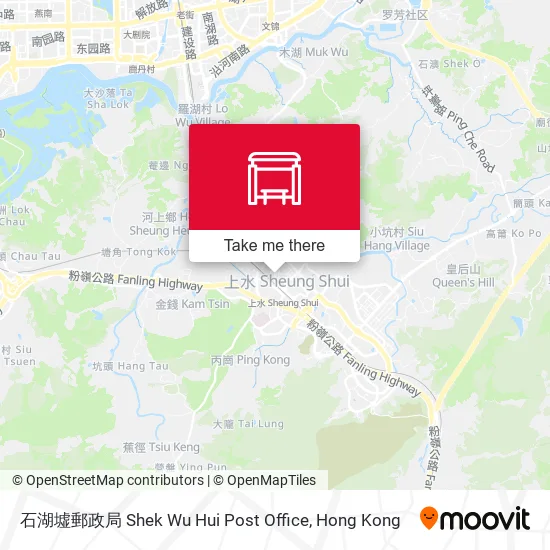 石湖墟郵政局 Shek Wu Hui Post Office地圖