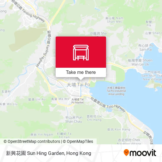 新興花園 Sun Hing Garden map