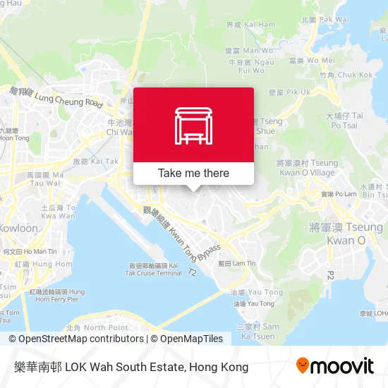 樂華南邨 LOK Wah South Estate map