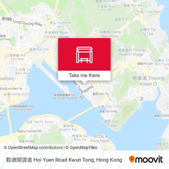 觀塘開源道 Hoi Yuen Road Kwun Tong map