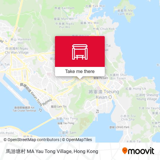 馬游塘村 MA Yau Tong Village map