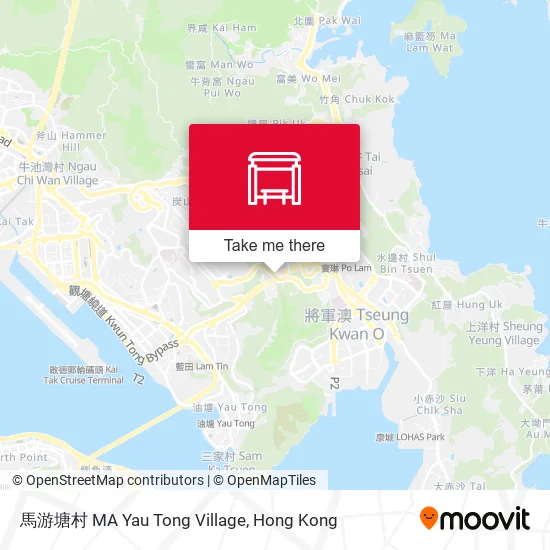 馬游塘村 MA Yau Tong Village地圖