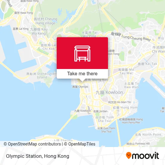 奧運站 Olympic Station map