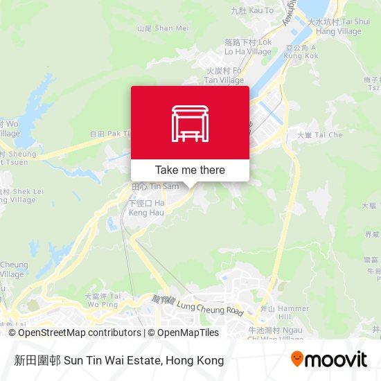 新田圍邨 Sun Tin Wai Estate map