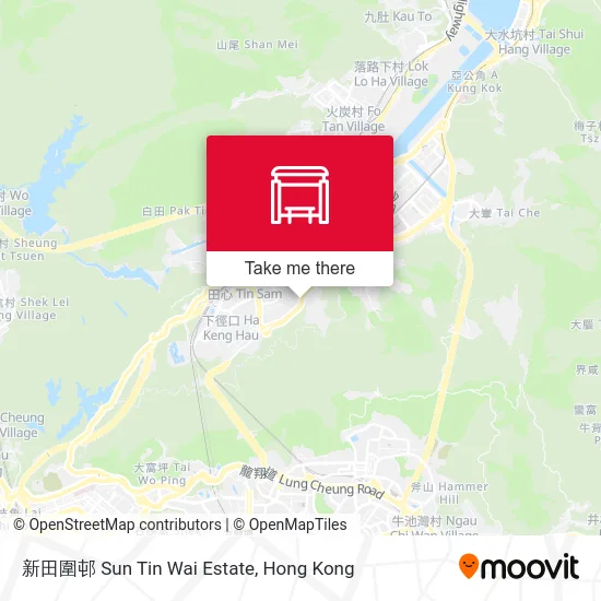 新田圍邨 Sun Tin Wai Estate map