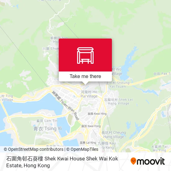 石圍角邨石葵樓 Shek Kwai House Shek Wai Kok Estate map