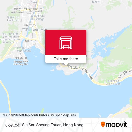 小秀上村 Siu Sau Sheung Tsuen map