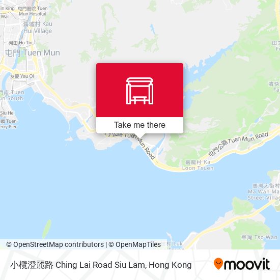小欖澄麗路 Ching Lai Road Siu Lam map