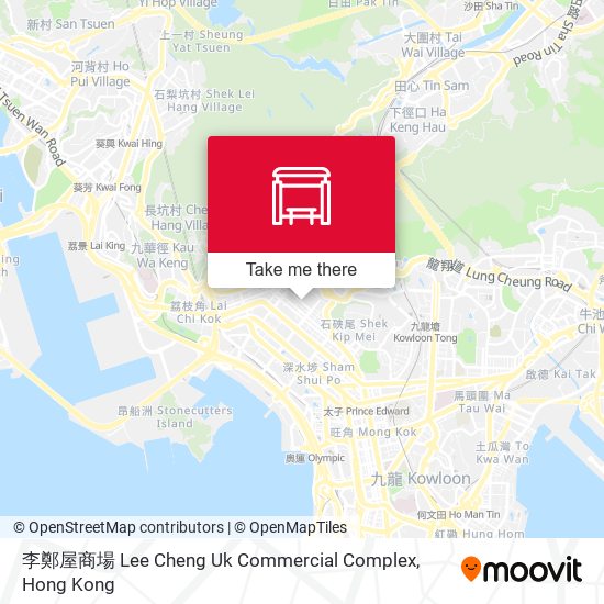 李鄭屋商場 Lee Cheng Uk Commercial Complex map