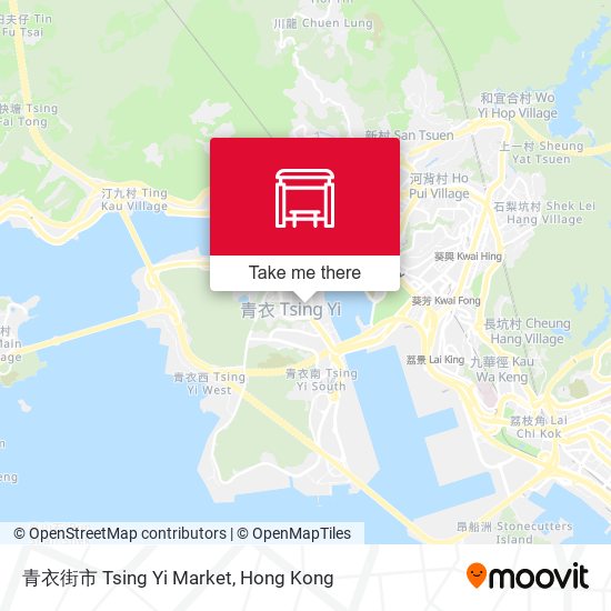 青衣街市 Tsing Yi Market map