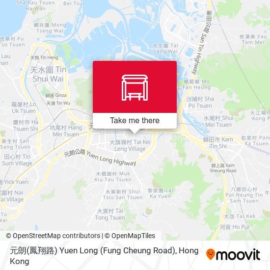 元朗(鳳翔路) Yuen Long (Fung Cheung Road) map