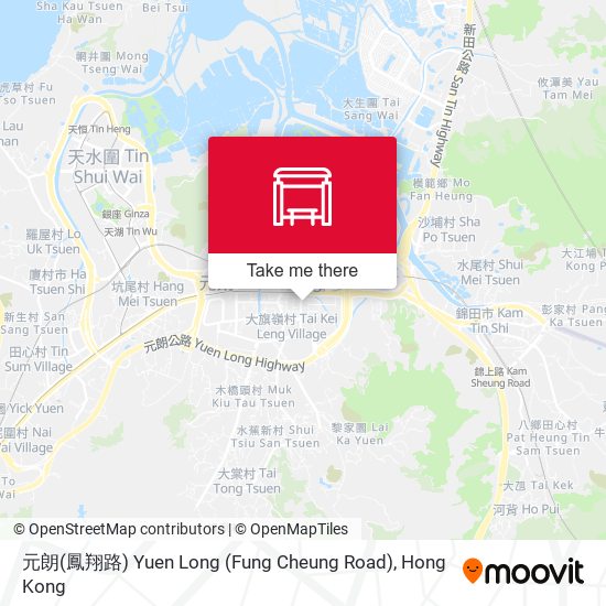 元朗(鳳翔路) Yuen Long (Fung Cheung Road)地圖