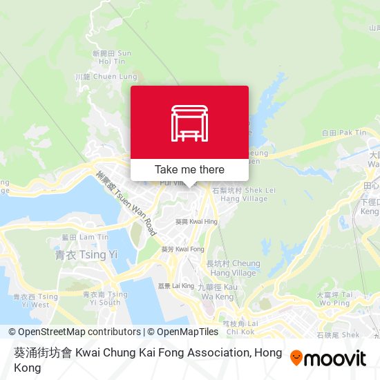 葵涌街坊會 Kwai Chung Kai Fong Association map