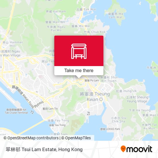 翠林邨 Tsui Lam Estate map