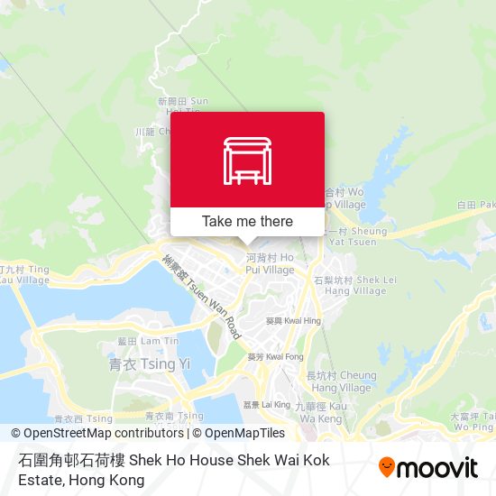 石圍角邨石荷樓 Shek Ho House Shek Wai Kok Estate map