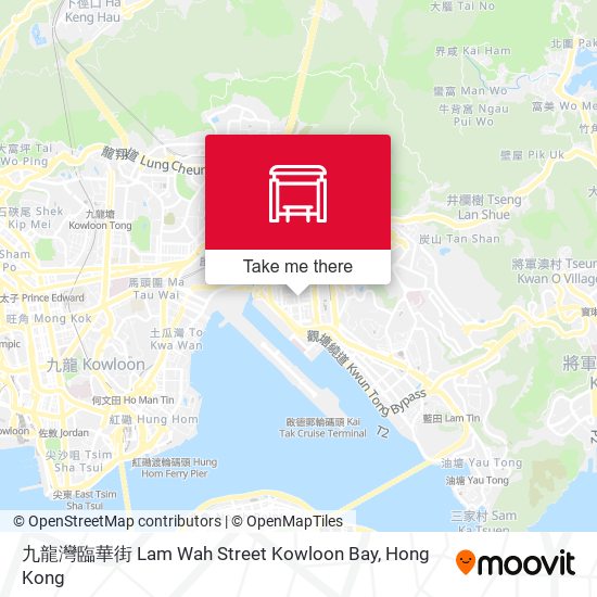九龍灣臨華街 Lam Wah Street Kowloon Bay map