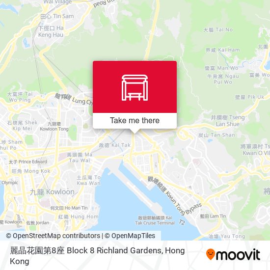 麗晶花園第8座 Block 8 Richland Gardens map