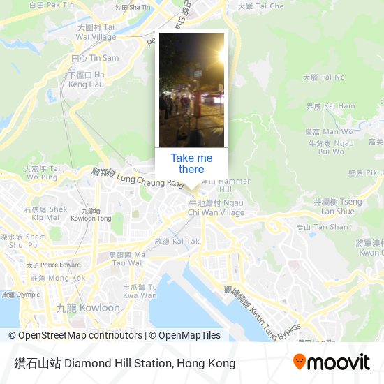 鑽石山站 Diamond Hill Station map