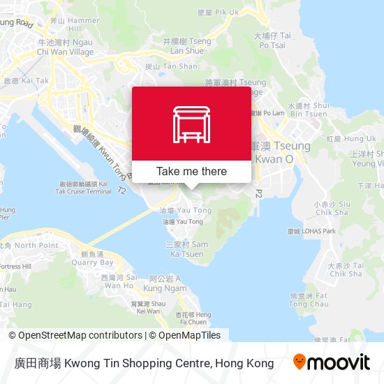 廣田商場 Kwong Tin Shopping Centre map