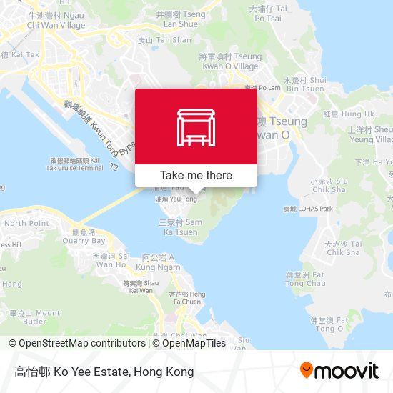 高怡邨 Ko Yee Estate map